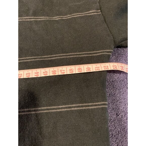 Nike black and grey Striped Cropped Long sleeve Thick Cotton Crew Neck Women XS - Picture 7 of 8